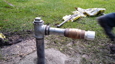 Well drilling field work — Palm Beach County