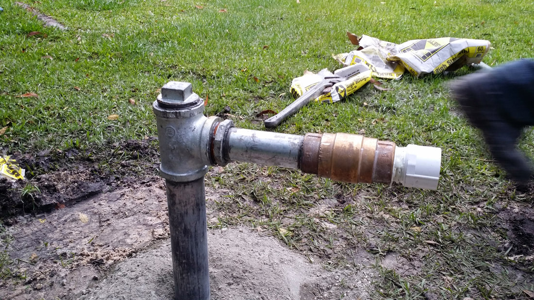Well drilling field work — Palm Beach County